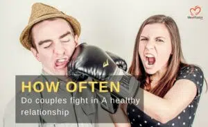 How often do couples fight in a healthy relationship